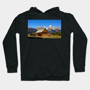 Old Barn in Mormon Row, Wyoming Hoodie